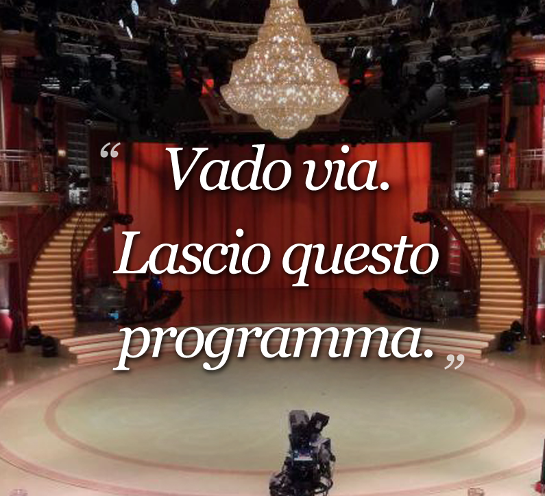 ''VADO VIA...LASCIO IL PROGRAMMA'' COLPO DI SCENA A ''BALLANDO CON LE STELLE'' ECCO COSA ACCADE IN DIRETTA - 02/04/2017